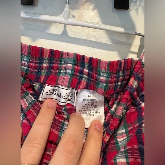 Vintage 90’s Private Party Plaid Matching Set With Sleeveless Collar Shirt - Picture 7 of 7